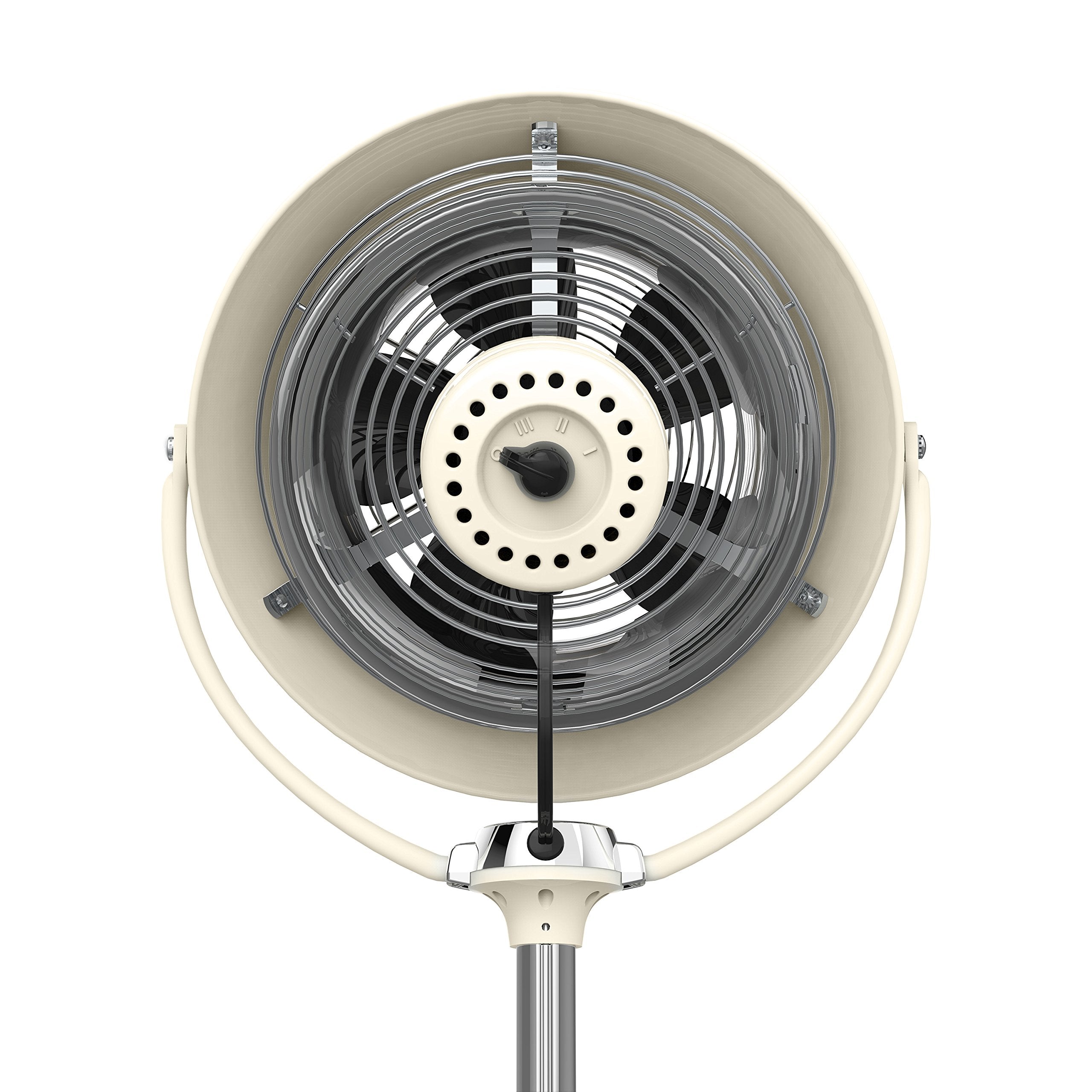 Vornado VFAN Sr pedestal height-adjustment feature supports versatile placement in living spaces.