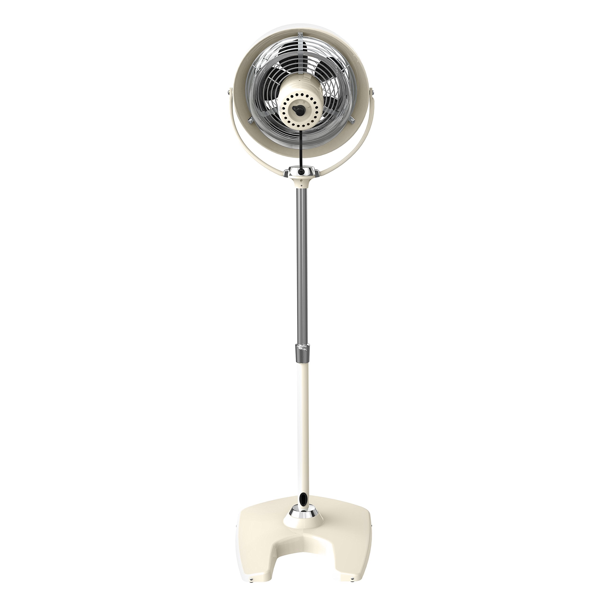 Vornado VFAN Sr pedestal pivot-head view enables precise directional airflow control.