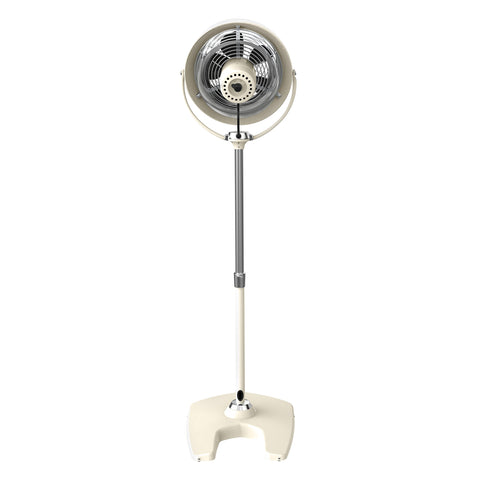 Vornado VFAN Sr pedestal pivot-head view enables precise directional airflow control.