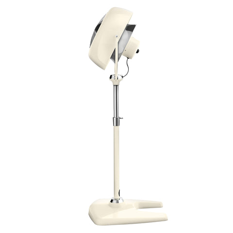 Vornado VFAN Sr pedestal side view demonstrates adjustable height for targeted cooling.