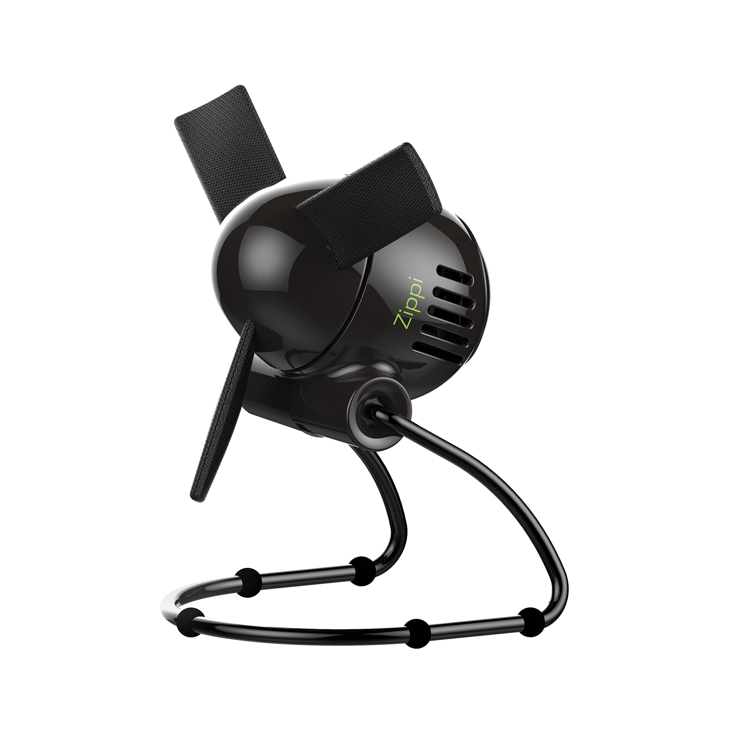 Vornado Zippi foldable frame for compact desk cooling.