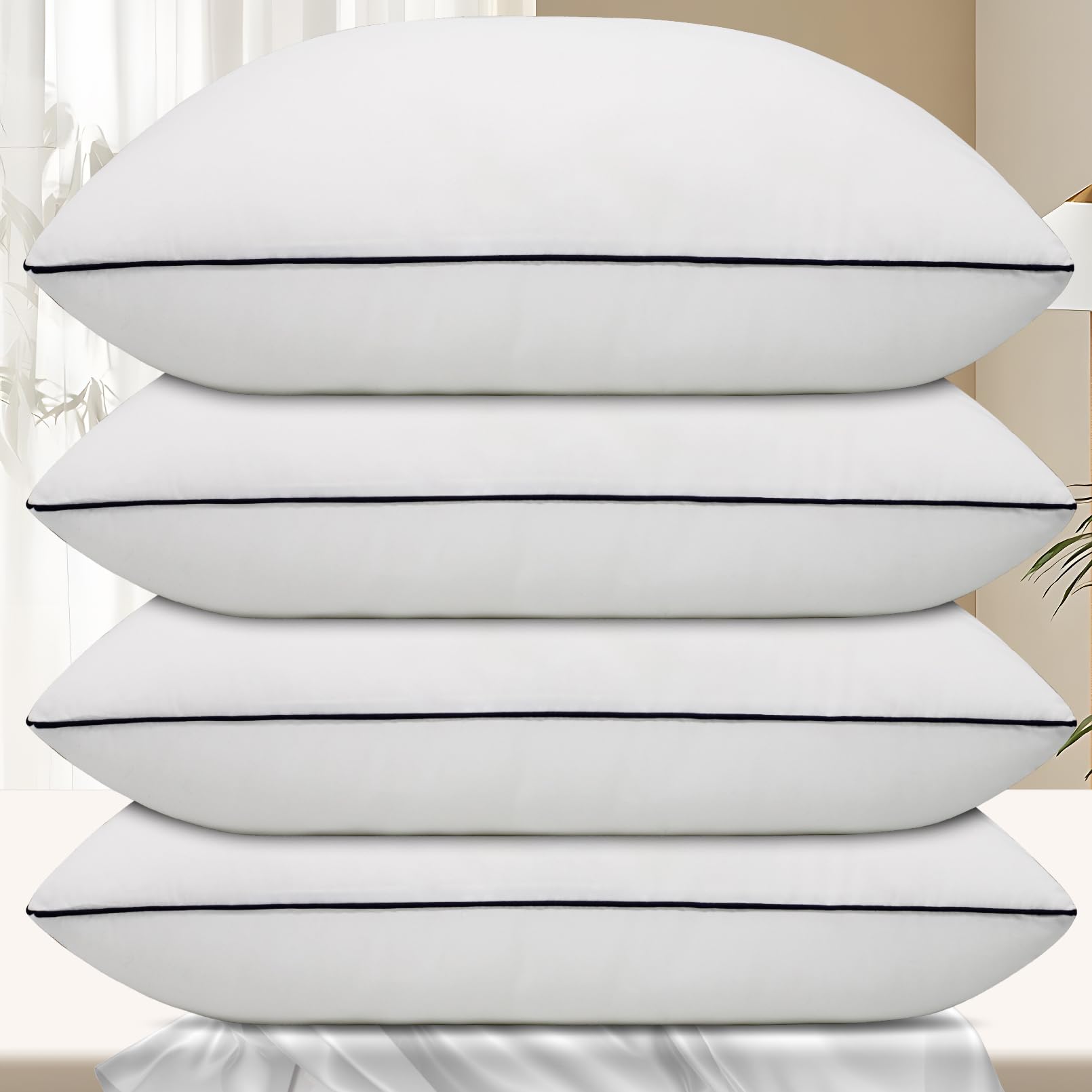 Vorouhals Hotel Collection 4-pack vacuum-sealed pillows ready for expansion