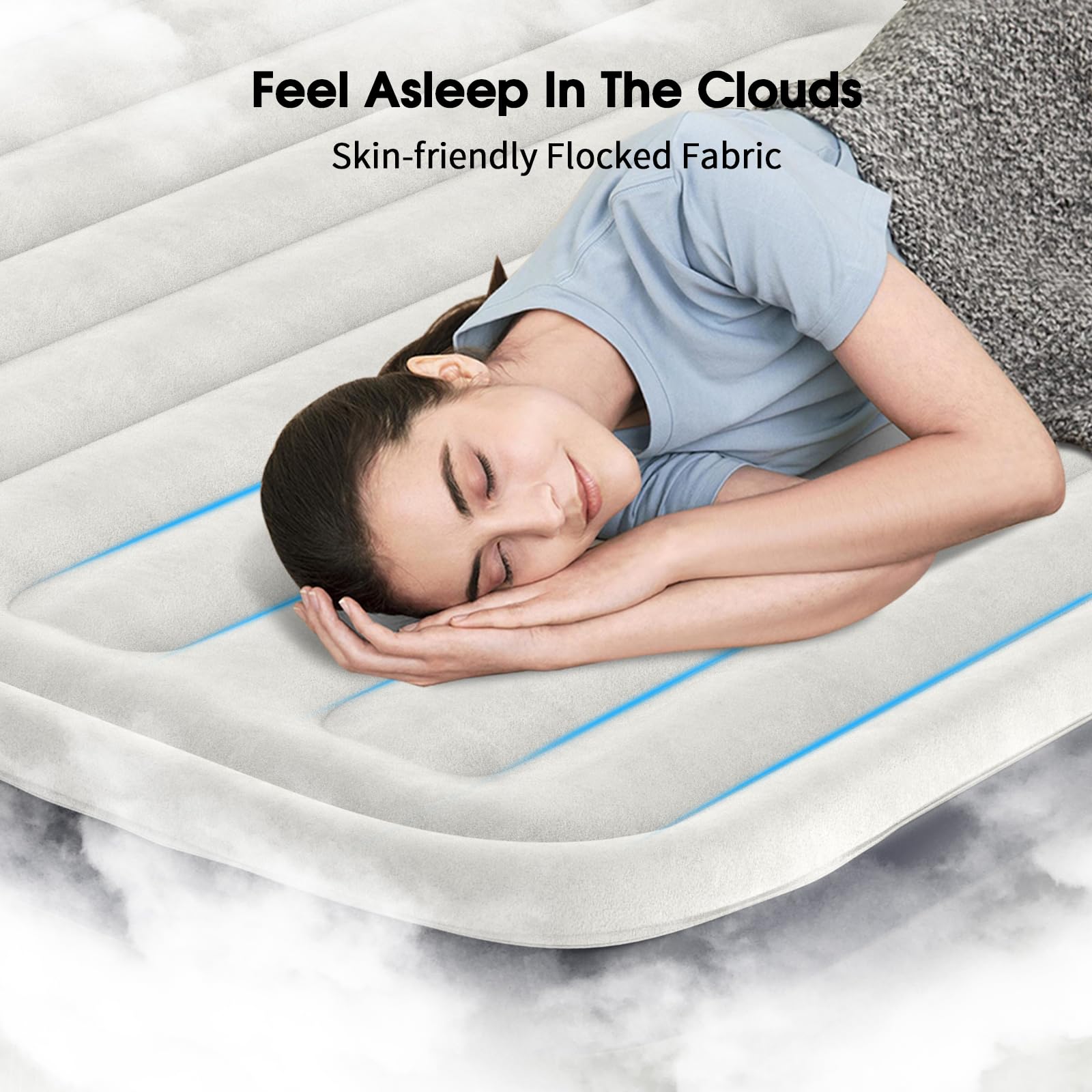 Vosser anti-slip bottom helps keep the mattress steady on the floor.