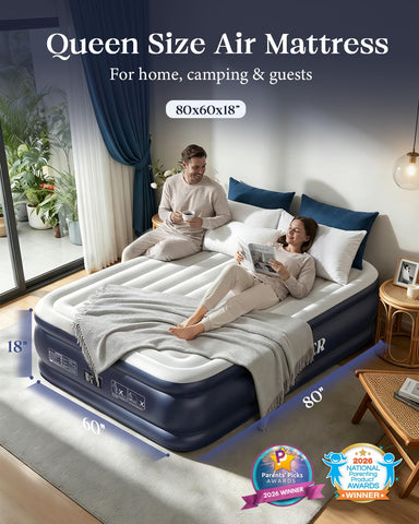 Vosser bottom grippy material stabilizing the bed on a hard floor
