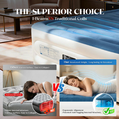 VOSSER 80-inch length for full-body comfort