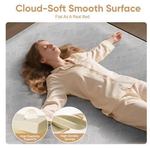 VOSSER mattress height of 18 inches for a bed-like feel