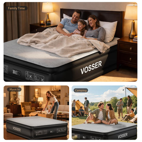 VOSSER folds compactly into the included storage bag after deflation