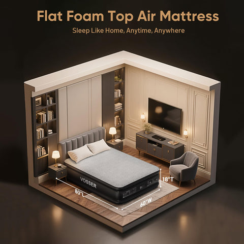 VOSSER warranty and support information for the mattress