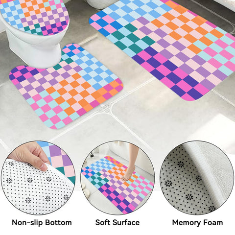Vostolaiv colorful bathroom set coordinates decor for a cohesive space.