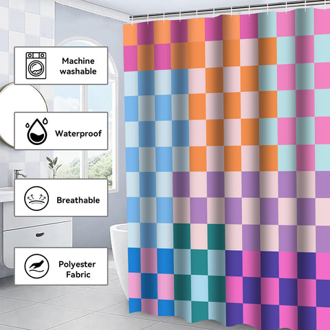 Vostolaiv waterproof curtain helps keep floors dry and clean.