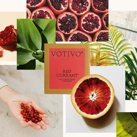 Votivo Red Currant wick care closeup for optimal burn.
