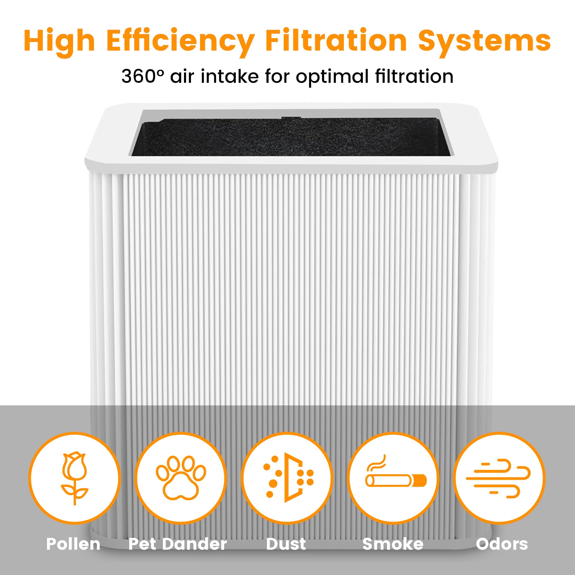 VOVAV 211+ filter pack contents with labels