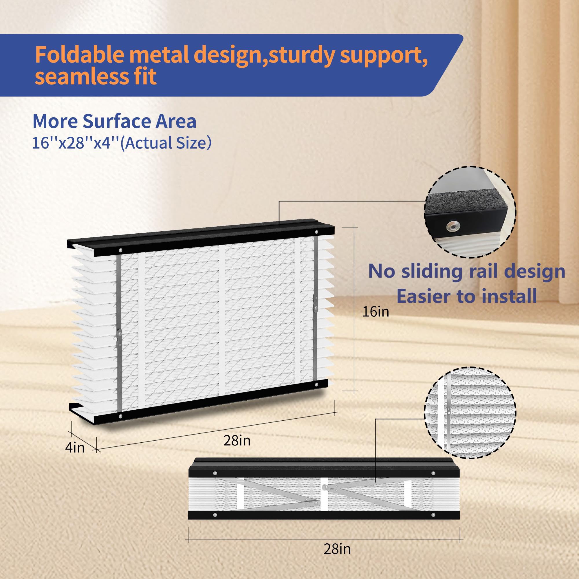 VOYAR 410 replacement filter installed in Aprilaire 410 unit