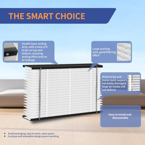 VOYAR 410 replacement filter capturing dust and pollen effectively