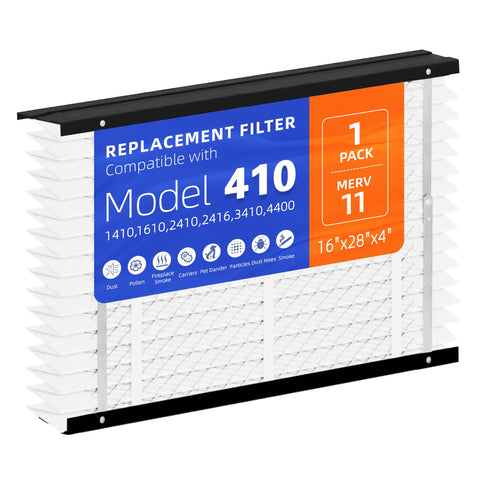 VOYAR 410 replacement filter folded design for easy setup and storage