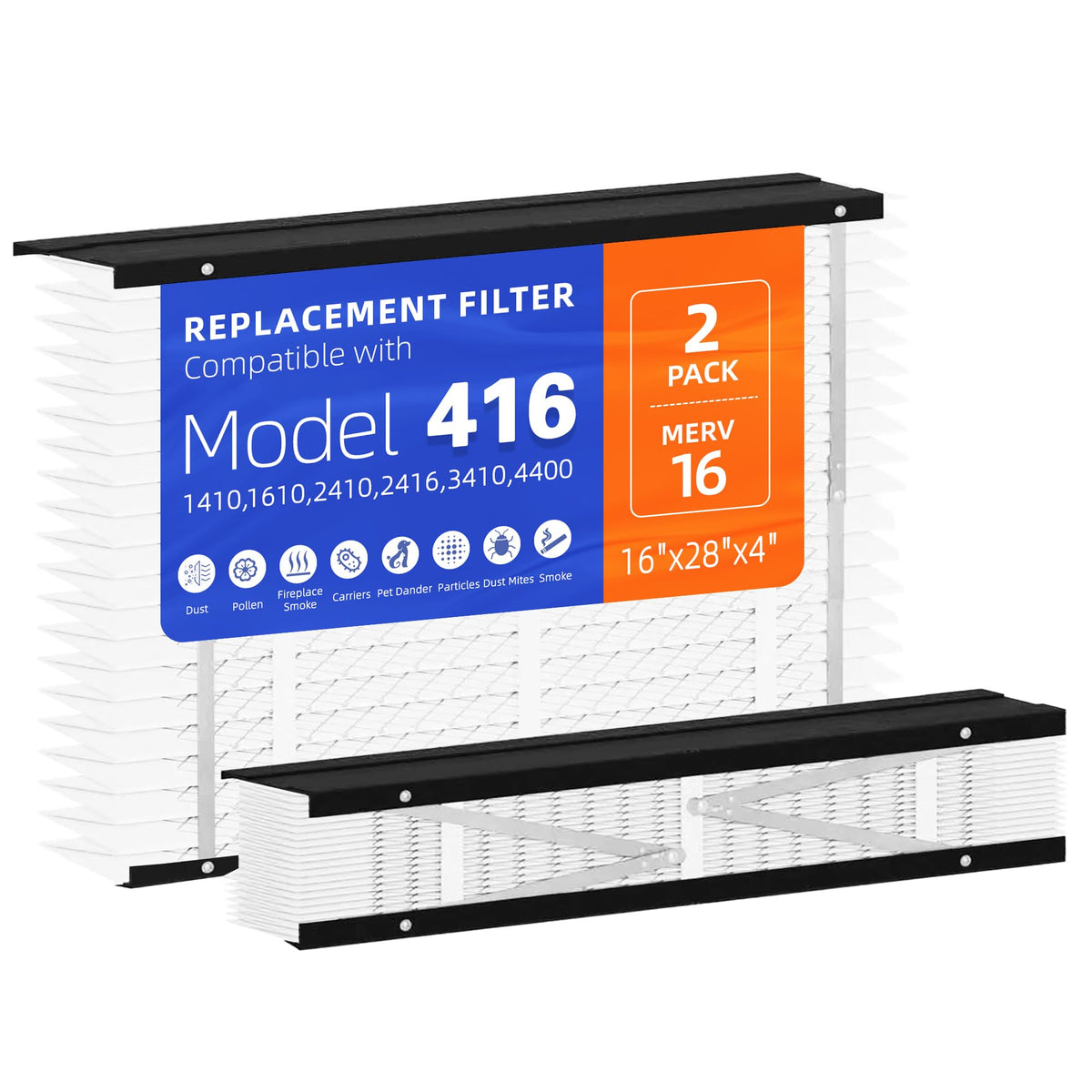 VOYAR 416 replacement filter folded design enables easy storage and swap.