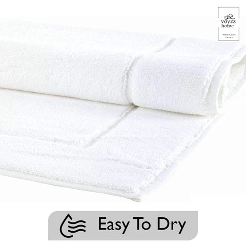 Voyzz Home soft-pile mat close-up demonstrates 0.25-inch height for comfort