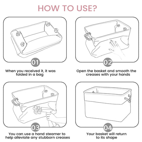 VQRTEXA easy-clean baskets wipe-clean after use