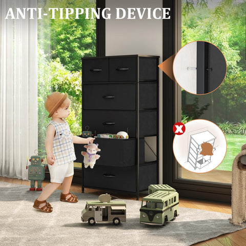 VredHom dresser in bedroom setup enhances clutter-free ambiance.