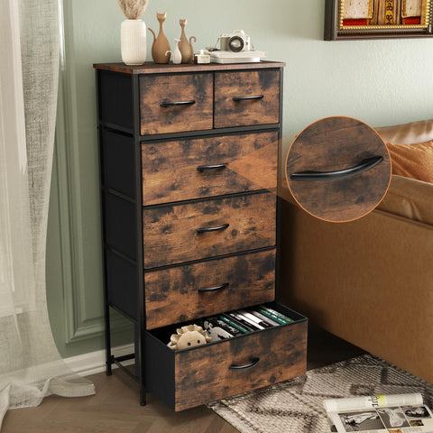 VredHom Fabric Dresser hallway storage, keeps essentials neatly sorted.