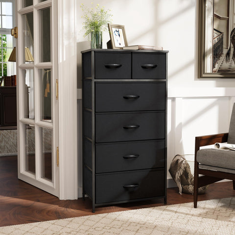 VredHom dresser steel frame close-up highlighting sturdy construction.