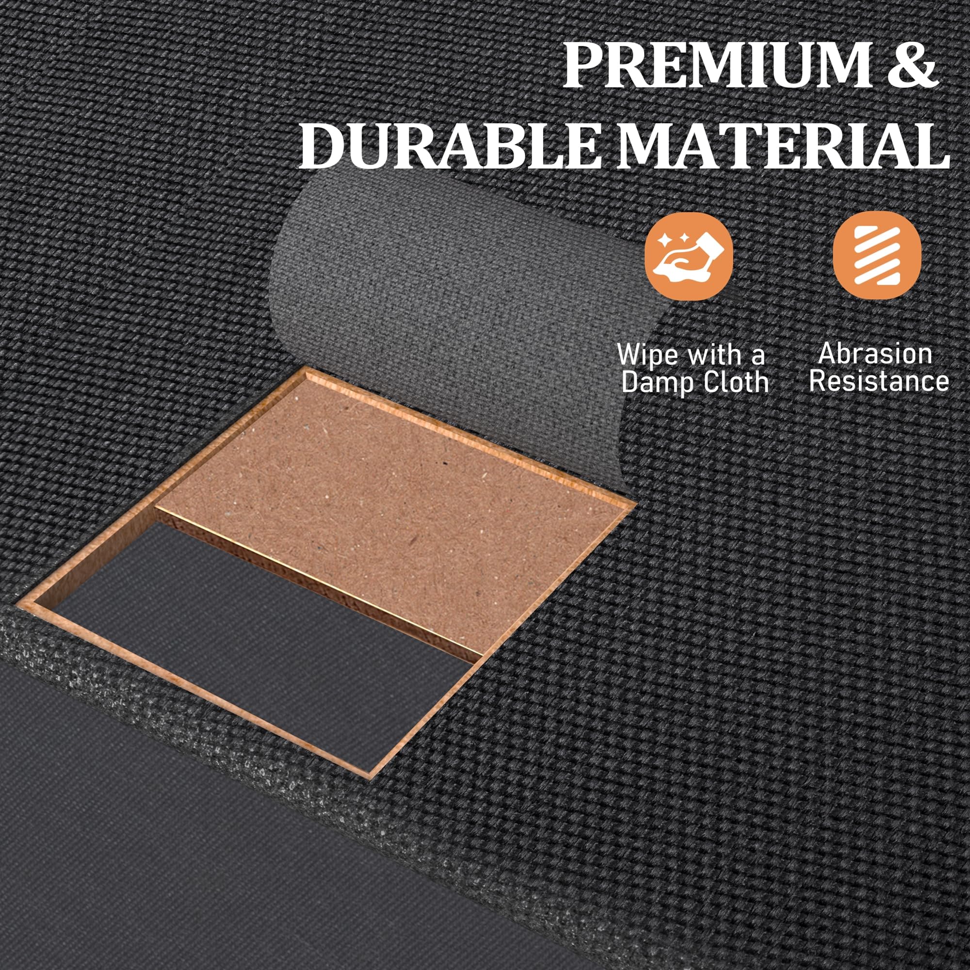 VredHom dresser wall-mount option improves stability.