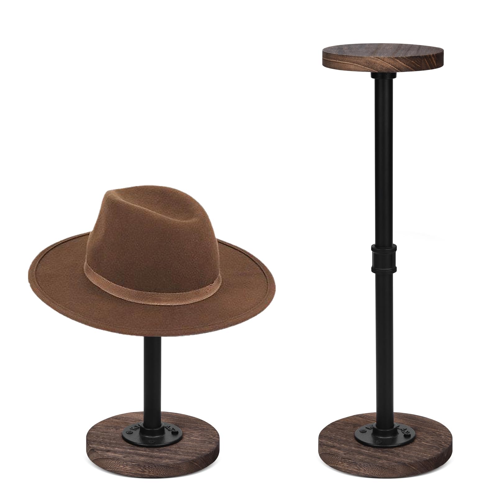 Vrietina table-top hat stand assembly kit for quick setup and display.