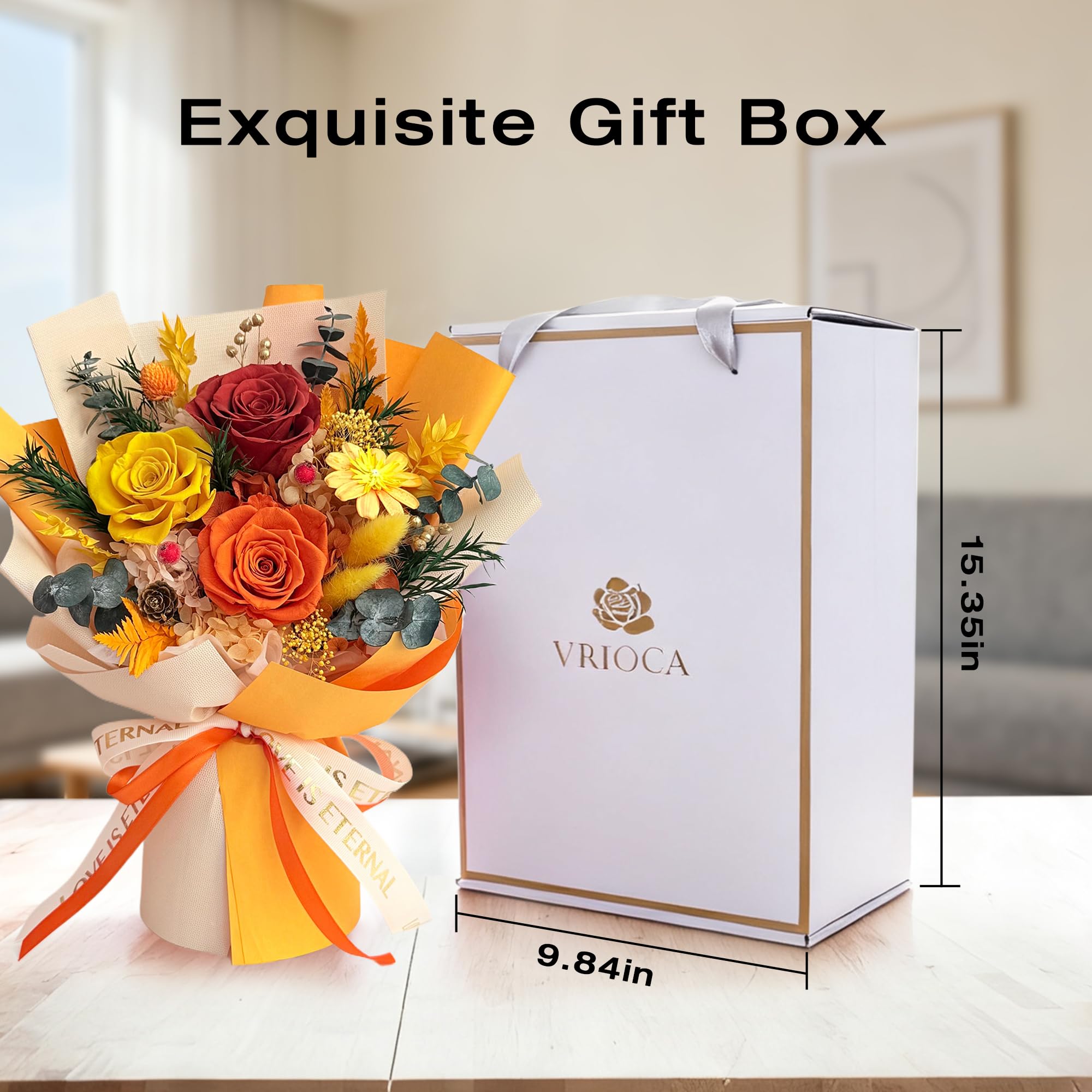 Vrioca home-decor floral arrangement enhances spaces with durable beauty.