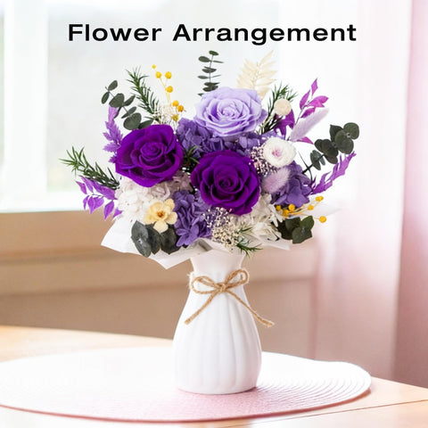Elegant packaging and ready-to-gift bouquet for Mother's Day celebrations.
