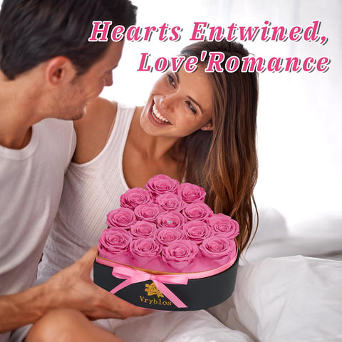 Vryblos heart-shaped gift box ideal for anniversaries and birthdays.