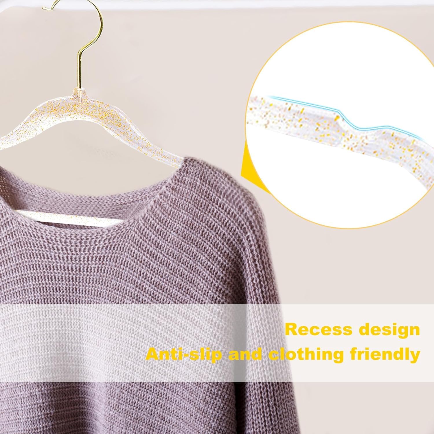 VSV Storage dress-suit hanger ideal for coats, dresses, and jackets.