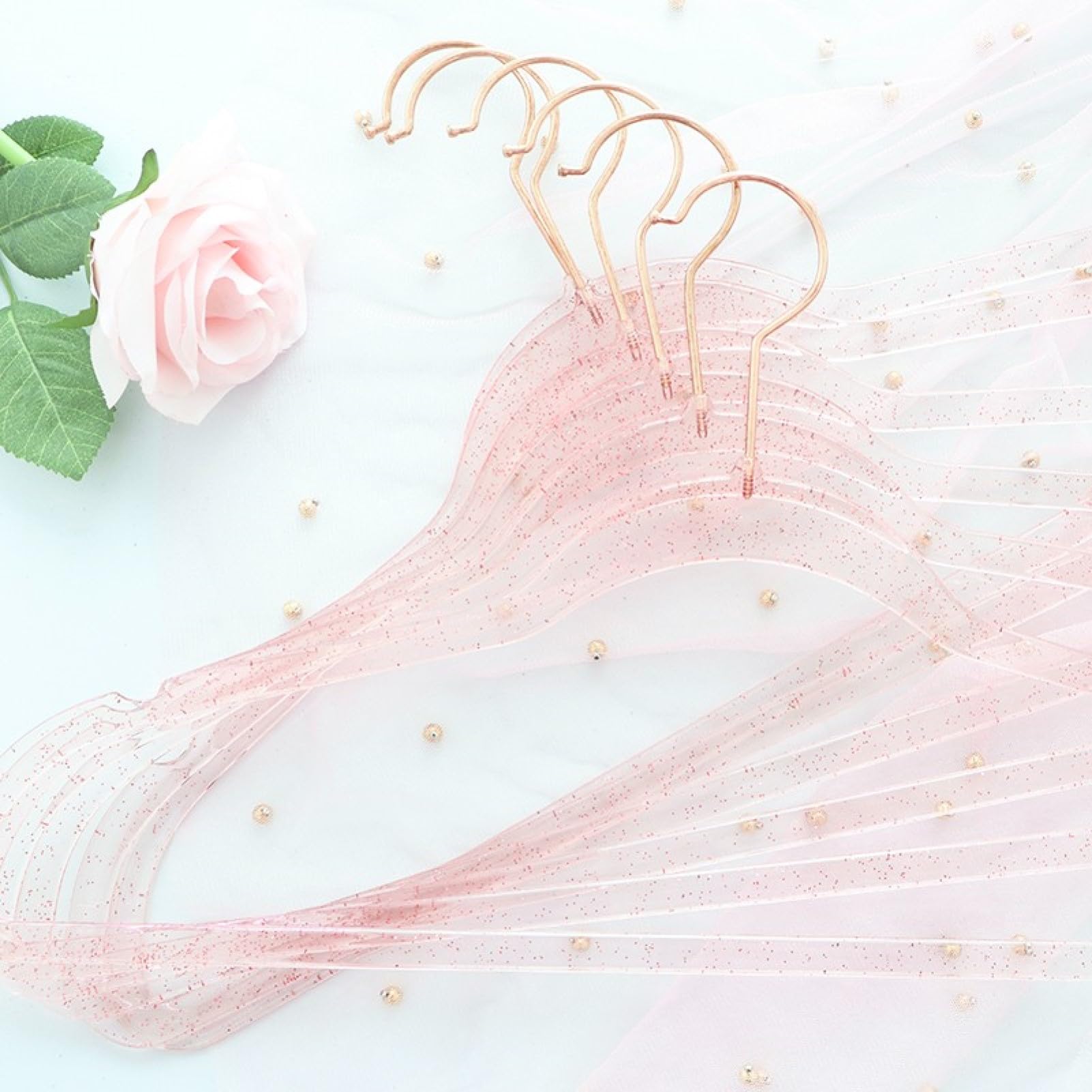 VSV Storage gift-worthy bling hangers ideal for weddings or special outfits.