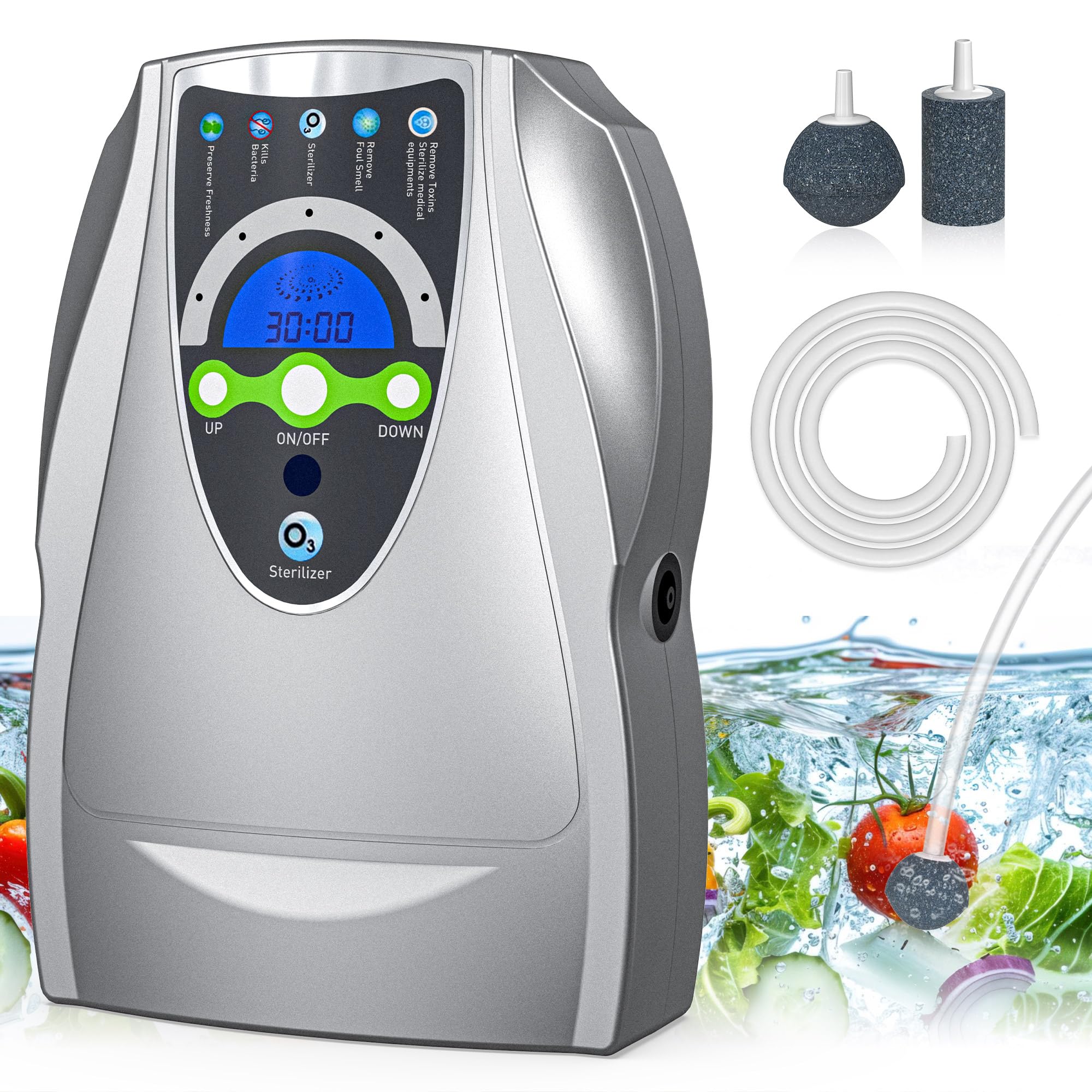VTAR ozone machine front view for compact home purification