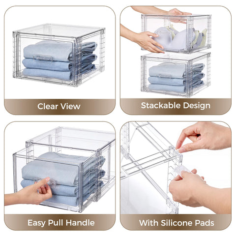 Vtopmart durable PP material maintains clarity and durability.