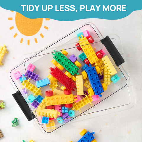 Vtopmart classroom-organization bin tidies classroom supplies for easy setup