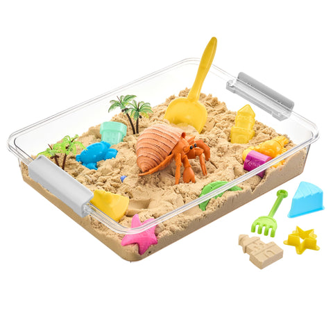 Vtopmart 6 Qt storage bin with lid suitable for office storage.