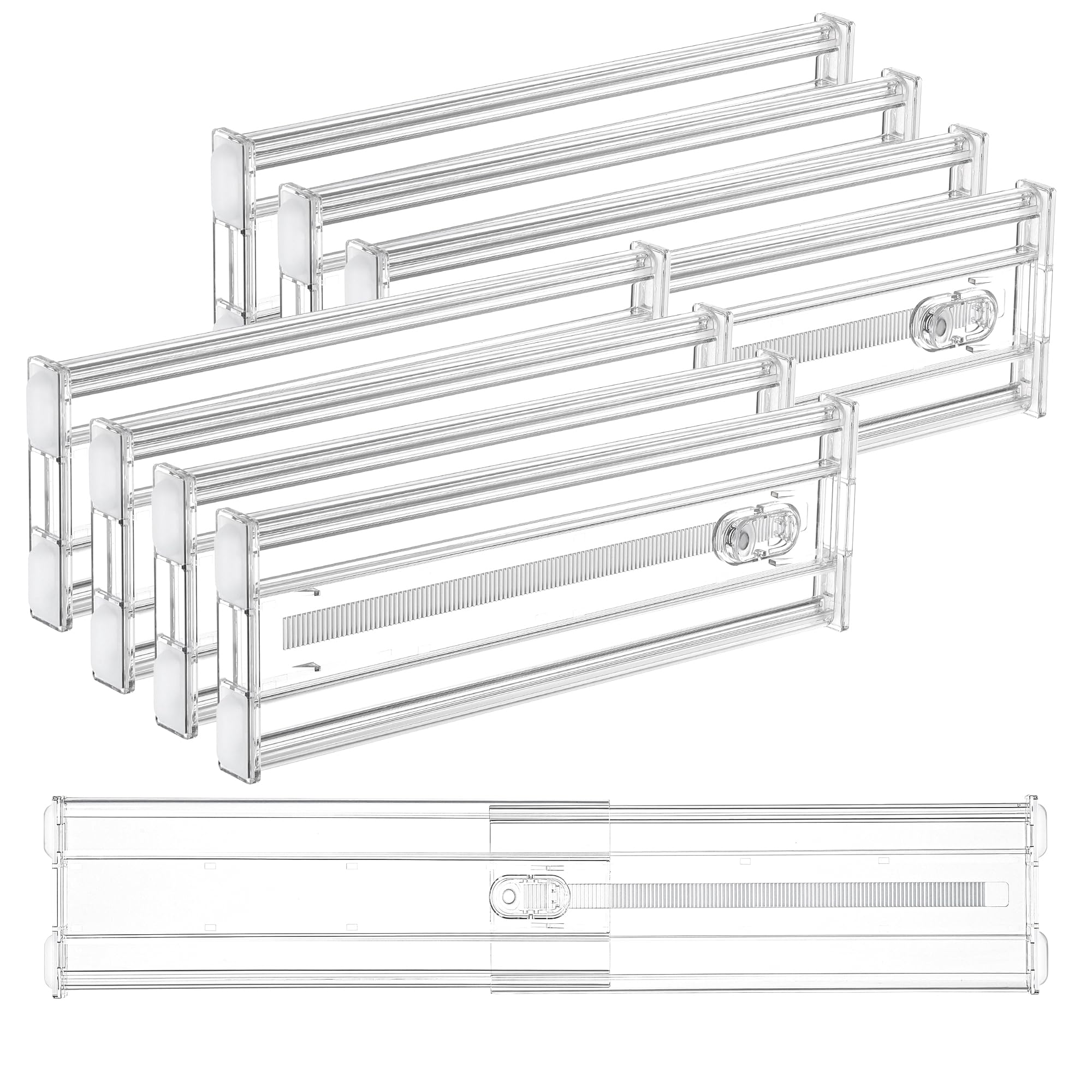 Vtopmart 8-pack drawer dividers create a tidy, organized dresser drawer