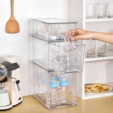Vtopmart anti-slip pads keep drawers stable on surfaces.