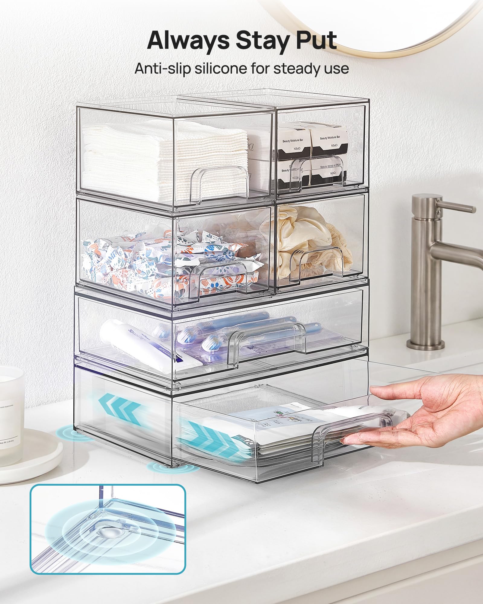 Durable BPA-free plastic ensures long-lasting use and easy cleaning by hand