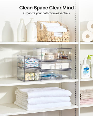 Clear view design lets you find items quickly without searching
