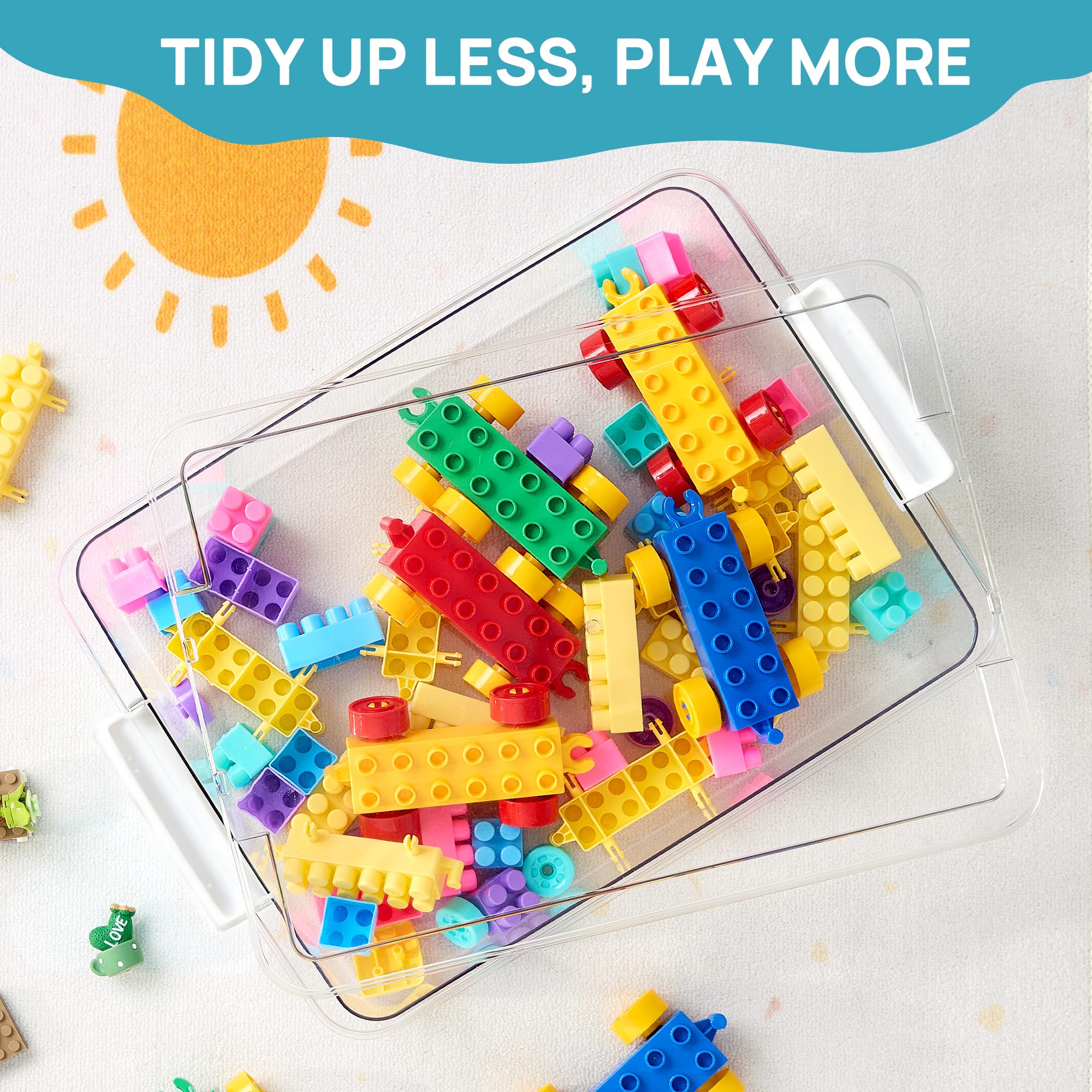 Ideal for classroom materials and craft supplies.