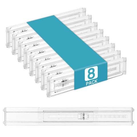 Vtopmart drawer divider extended fits wide drawers for organized utensils.