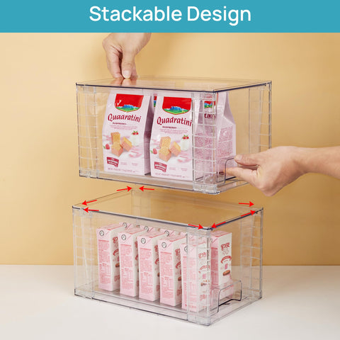 Vtopmart dustproof storage boxes ideal for snacks or toiletries