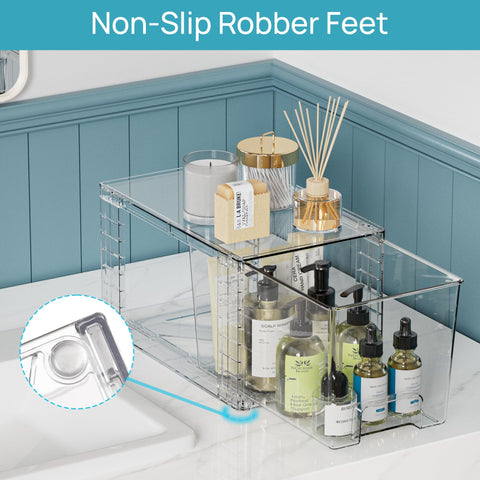 Vtopmart acrylic is dustproof and waterproof for clean storage.
