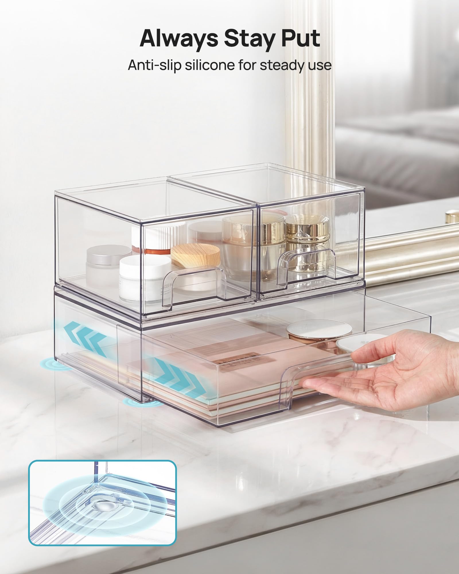 Vtopmart BPA-free plastic is easy to clean with soap and water