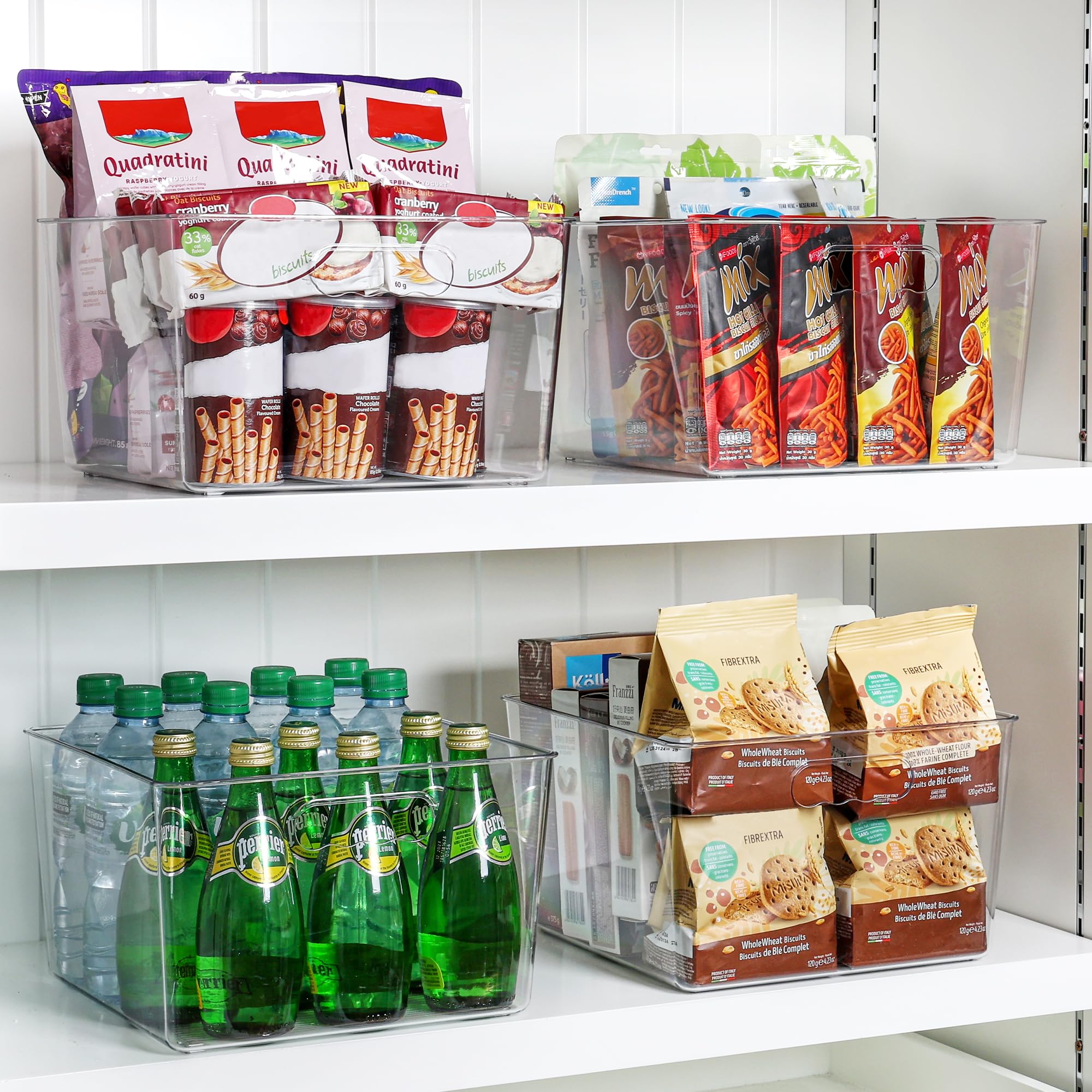 Vtopmart easy-cleaning storage bin hand wash recommended