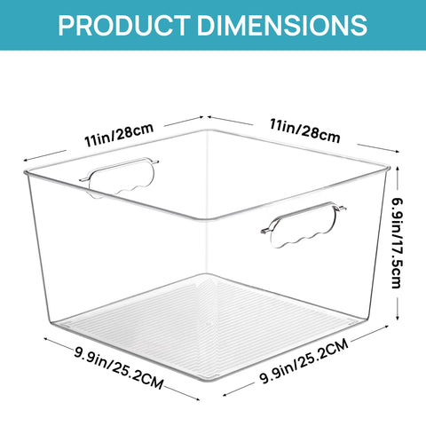 Vtopmart pantry bin enhances visibility and quick access to staples.