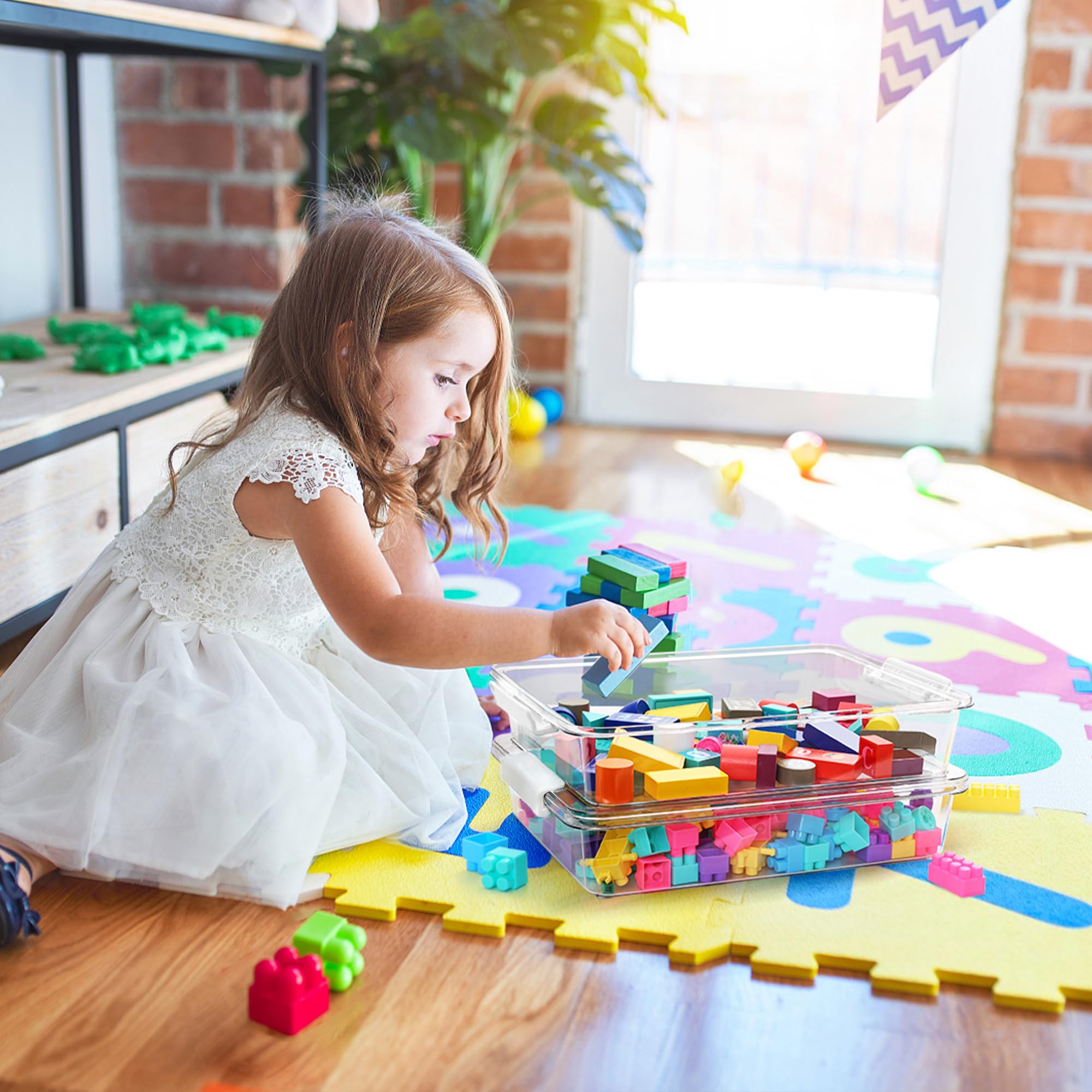 Durable PET plastic preserves clarity and endures daily handling.