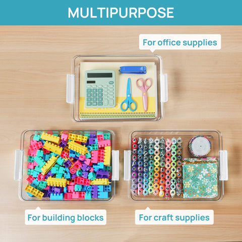 Store papers, notebooks, and art tools neatly.