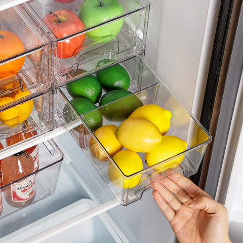 Vtopmart BPA-free durable plastic organizers resist scratches and maintain clarity.